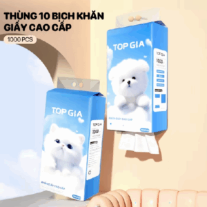 Xem ngay Thùng 10 bịch giấy treo đa năng GiaGia TopGia, Khăn rút vệ sinh treo tường 4 lớp, bịch 1000 tờ với giá ₫169.000. Mua ngay trên Shopee! https://s.shopee.vn/2VdbAvPaPT