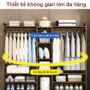 SUNNY BIERE Kệ Treo Quần Áo Tre Giá Treo Quần Áo Chữ Tầng  Chống Mối Mọt Chịu Tải Tốt