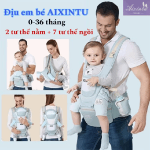 (CHÍNH HÃNG) Địu em bé chống gù Aixintu Forbaby và Tunibaby cho bé 0-36 tháng .