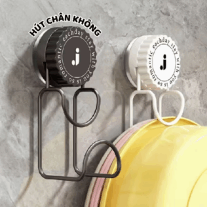 Móc Treo Thau Chậu Nhà Tắm Hút Chân Không Chịu Lực,Treo Đồ Đa Năng Không Khoan Đục .