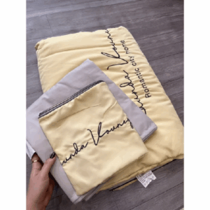 Bộ chăn ga gối lụa Romantic city home chăn hè , chất liệu phi lụa mềm mướt đơn sắc sang trọng .